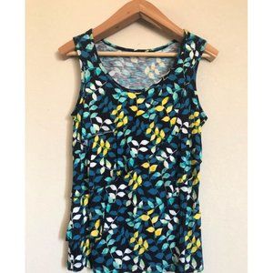 Croft & Barrow Print Tiered Tank